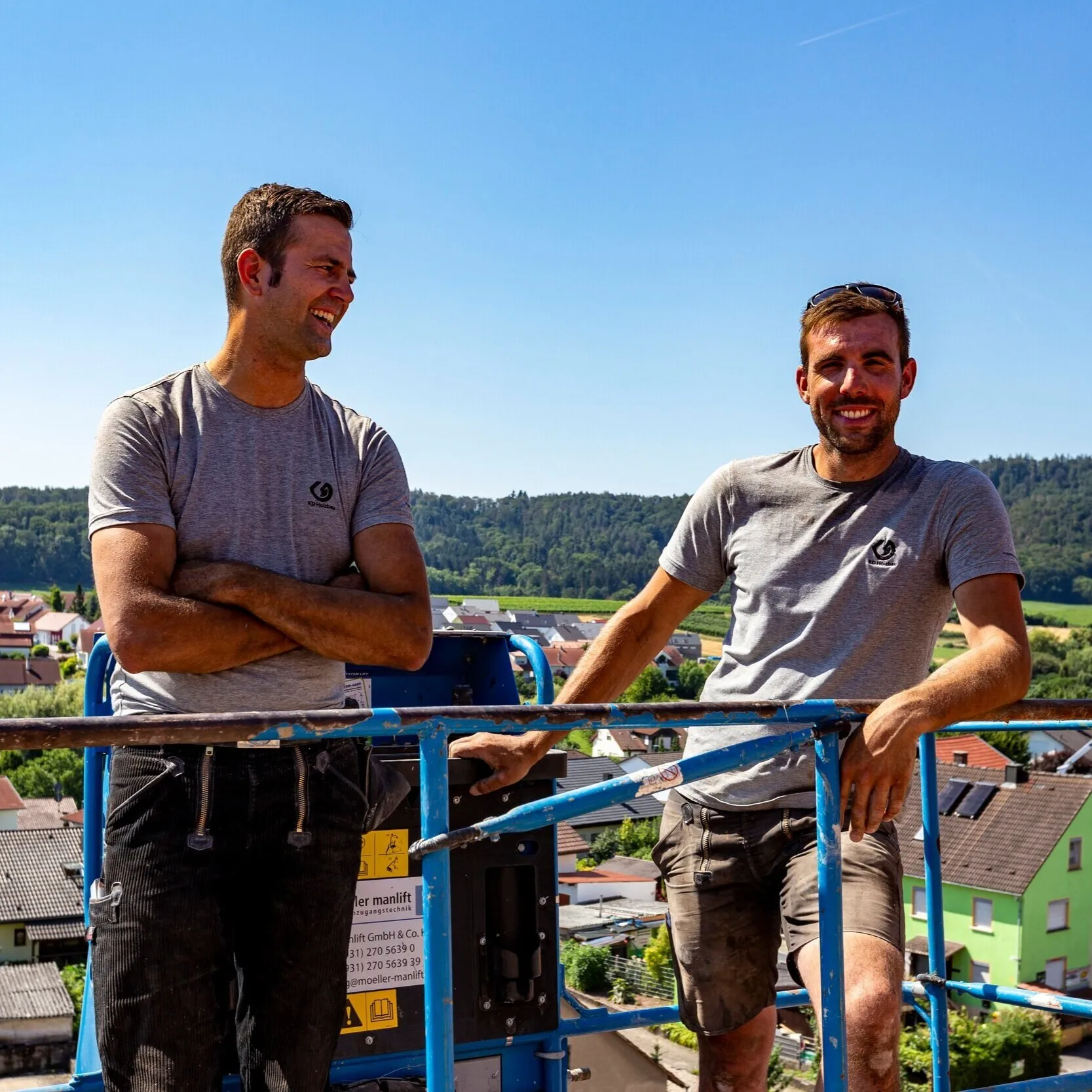 Michael Kaiser und Jonas Dröschel