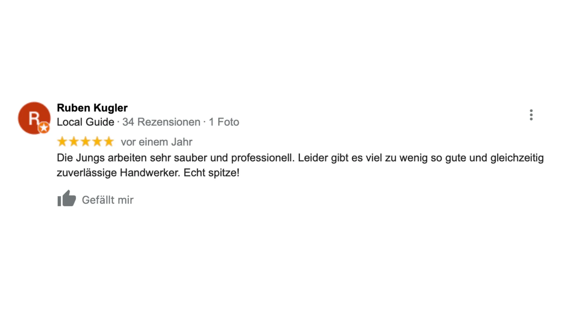Bewertung Kugler